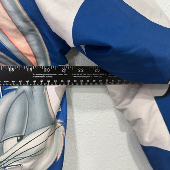 Members Only Space Jam Tune Squad Bugs Bunny Sylvester Windbreaker Jacket Medium - Picture 7 of 10